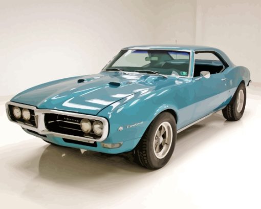 1968 Firebird Car Diamond Painting