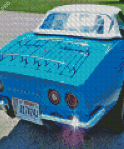 1969 Blue Chevrolet Corvette Diamond Painting