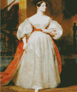 Ada Lovelace Mathematician Diamond Painting
