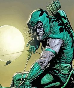 Aesthetic Green Arrow Diamond Painting