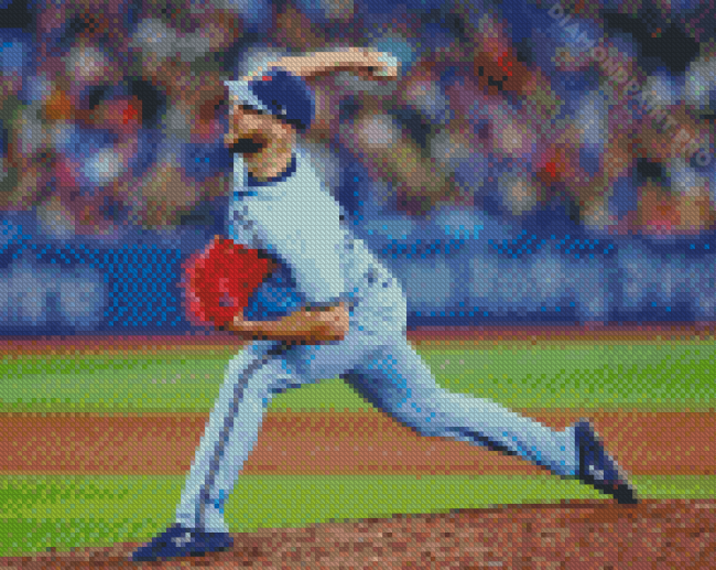 Anthony Bass Toronto Blue Jays Diamond Painting Diamondpaintpro