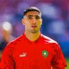 Ashraf Hakimi Moroccan Football Player Diamond Painting