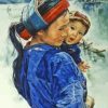 Asian Mother And Child Diamond Painting
