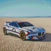 BMW Race Car In Desert Diamond Painting