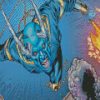 Blue Devil DC Comic Diamond Painting