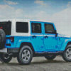 Blue Jeep Diamond Painting