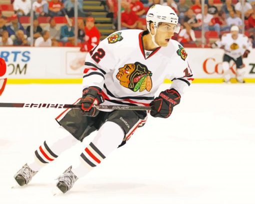 Chicago Blackhawks Kyle Beach Player Diamond Painting