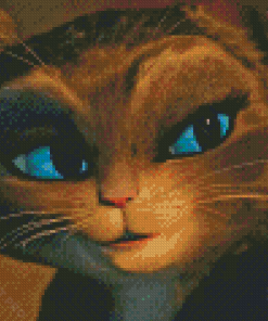 Close Up Kitty Softpaws Diamond Painting