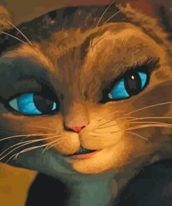 Close Up Kitty Softpaws Diamond Painting