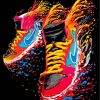 Colorful Nike Shoes Diamond Painting