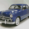 Dark Blue 49 Ford Coupe Diamond Painting