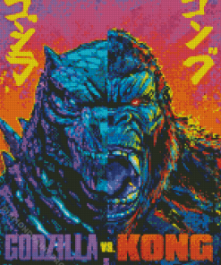 Godzilla Vs King Kong Diamond Painting
