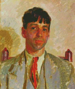 Henry Lamb Sir By Stanley Spencer Diamond Painting