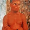 Henry Scott Tuke Half Length Of Ralph Diamond Painting