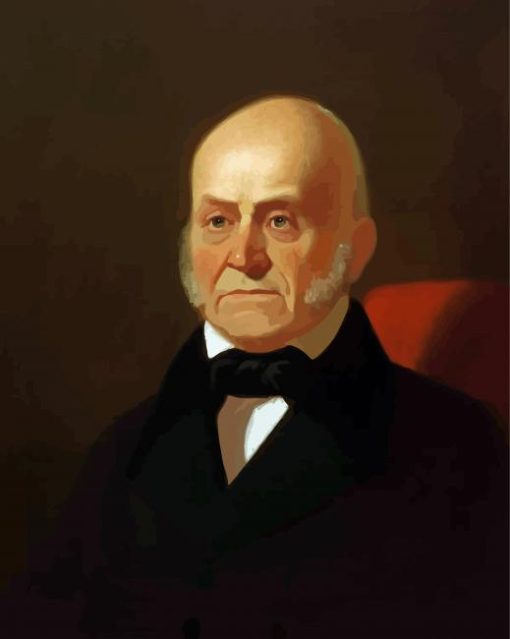 John Quincy Adams George Caleb Bingham Diamond Painting