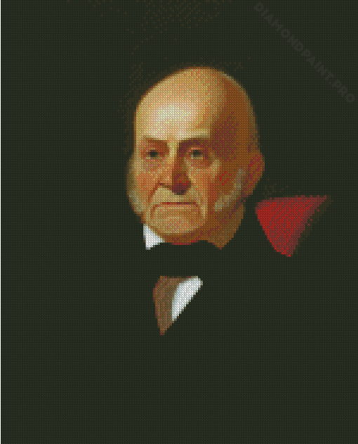 John Quincy Adams George Caleb Bingham Diamond Painting