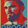 Khal Drogo Illustration Poster Diamond Painting