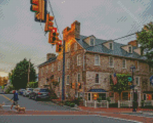 Middleburg Town In Virginia Diamond Painting