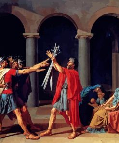 Oath Of The Horatii Jacques Louis David Diamond Painting