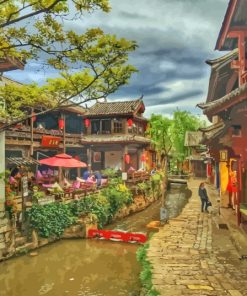 Old Town Lijiang Diamond Painting