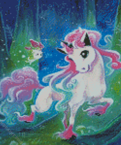 Pokemon Unicorn Diamond Painting