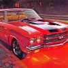 Red Classic Chevy Chevelle Ss Diamond Painting