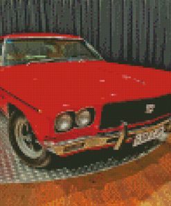 Red Holden Monaro Car Diamond Painting