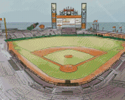 San Francisco Oracle Park Stadium Diamond Painting