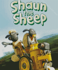Shaun The Sheep Poster Diamond Painting