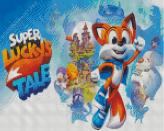 Super Luckys Tale Poster Diamond Painting