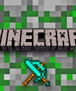 The Game Minecraft Logo Diamond Painting