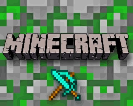 The Game Minecraft Logo Diamond Painting