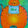 The Hungry Cat Diamond Painting