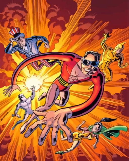 The Plastic Man Adventure Diamond Painting