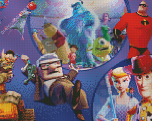 The Pxar Movies Diamond Painting