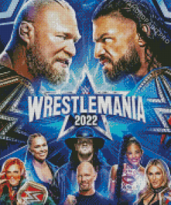 Wrestlemania Wrestling Promotion Diamond Painting