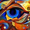 Abstract Eye Diamond Painting