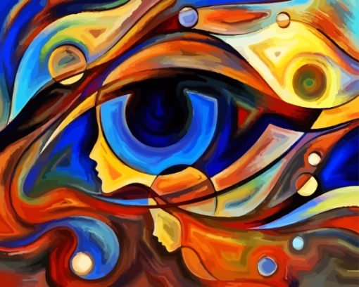 Abstract Eye Diamond Painting