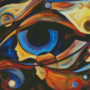 Abstract Eye Diamond Painting