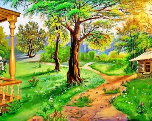 Aesthetic Country Spring Diamond Painting