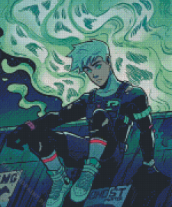 Aesthetic Danny Phantom Diamond Painting