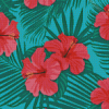 Aesthetic Hawaiian Floral Diamond Painting