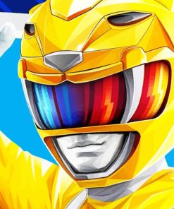 Aesthetic Yellow Ranger Diamond Painting