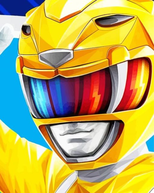 Aesthetic Yellow Ranger Diamond Painting