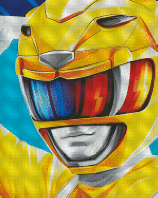 Aesthetic Yellow Ranger Diamond Painting