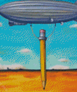 Aesthetic Air Ship Diamond Painting