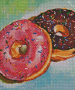 Cute Donut Diamond Painting