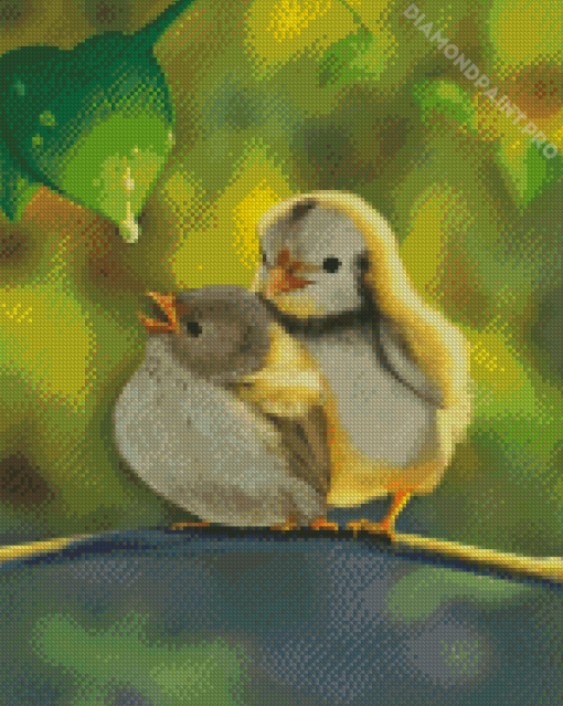 Cute Two Birds Diamond Painting