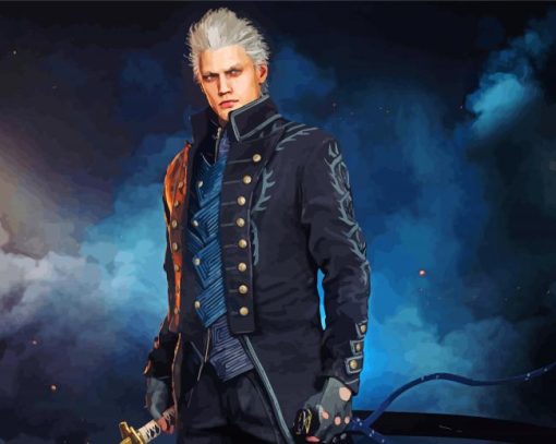 Devil May Cry Vergil Game Diamond Painting