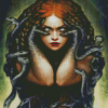 Evil Snake Woman Diamond Painting